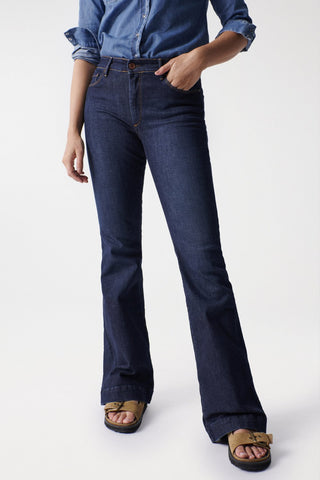 SALSA JEANS DESTINY FLARE PUSH UP bleu foncé 21005341.0854
