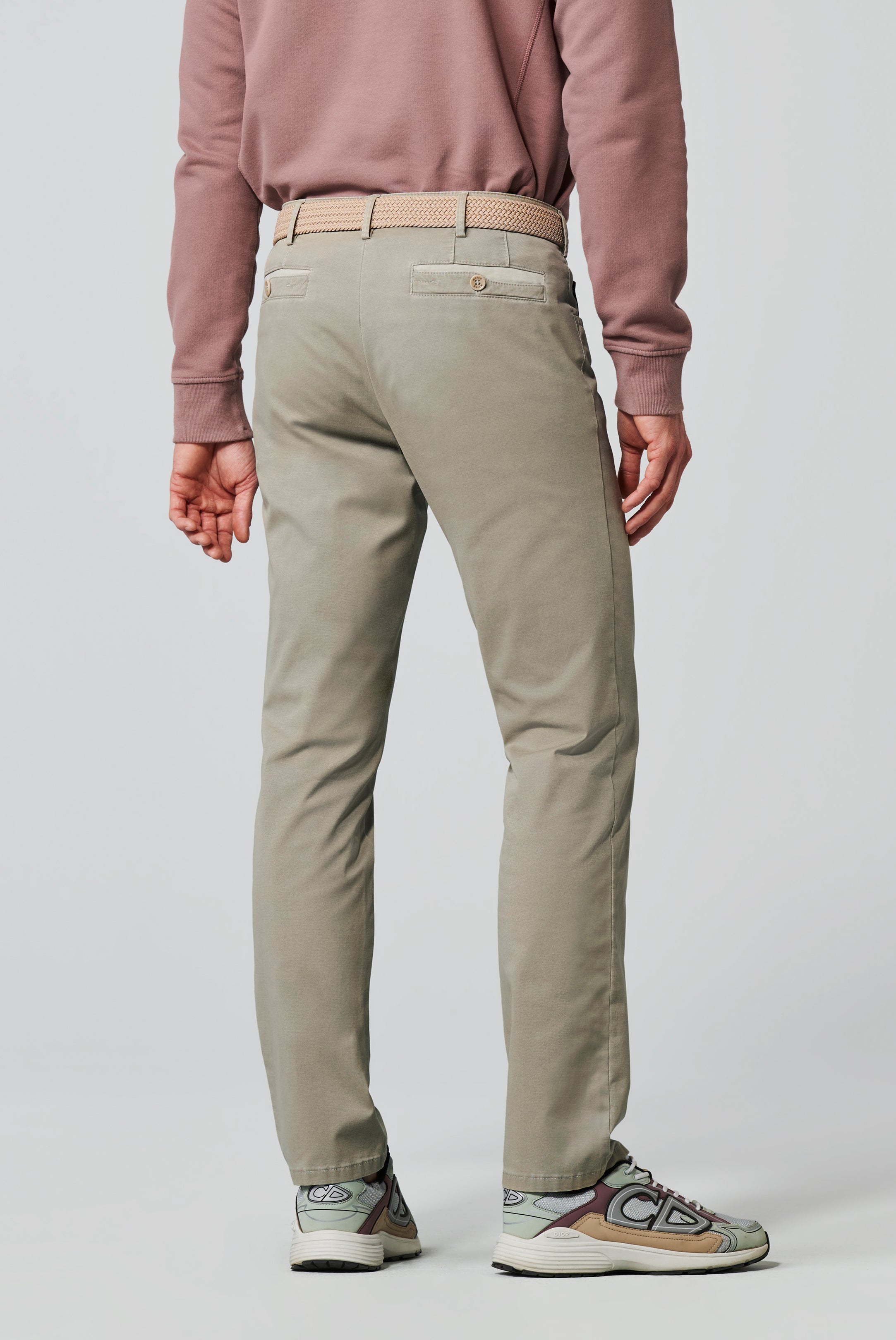 MEYER HOSEN DIEGO Fünf-Taschenhose - Linen Sage - 1-5054-33
