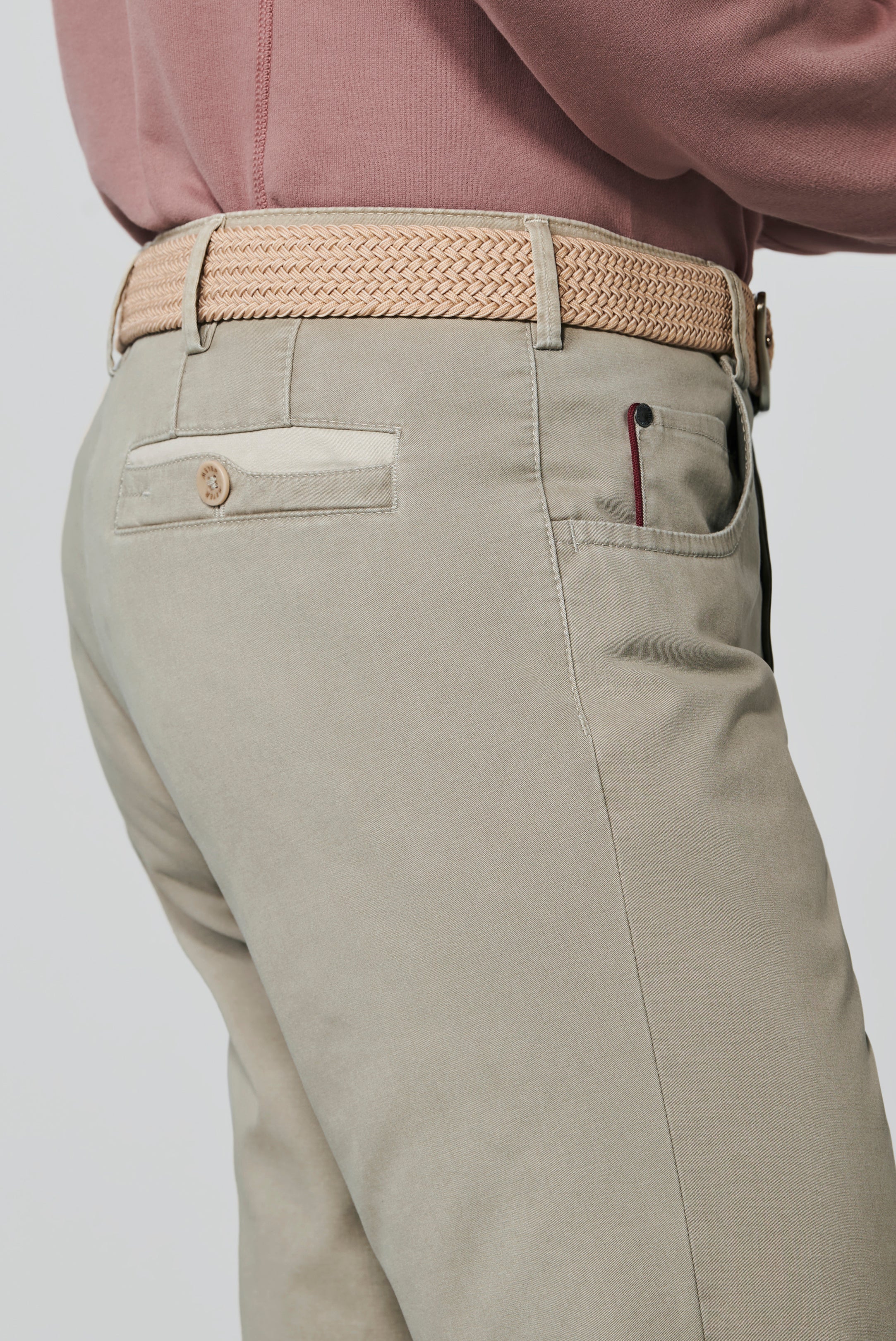MEYER HOSEN DIEGO Fünf-Taschenhose - Linen Sage - 1-5054-33 von MEYER HOSEN