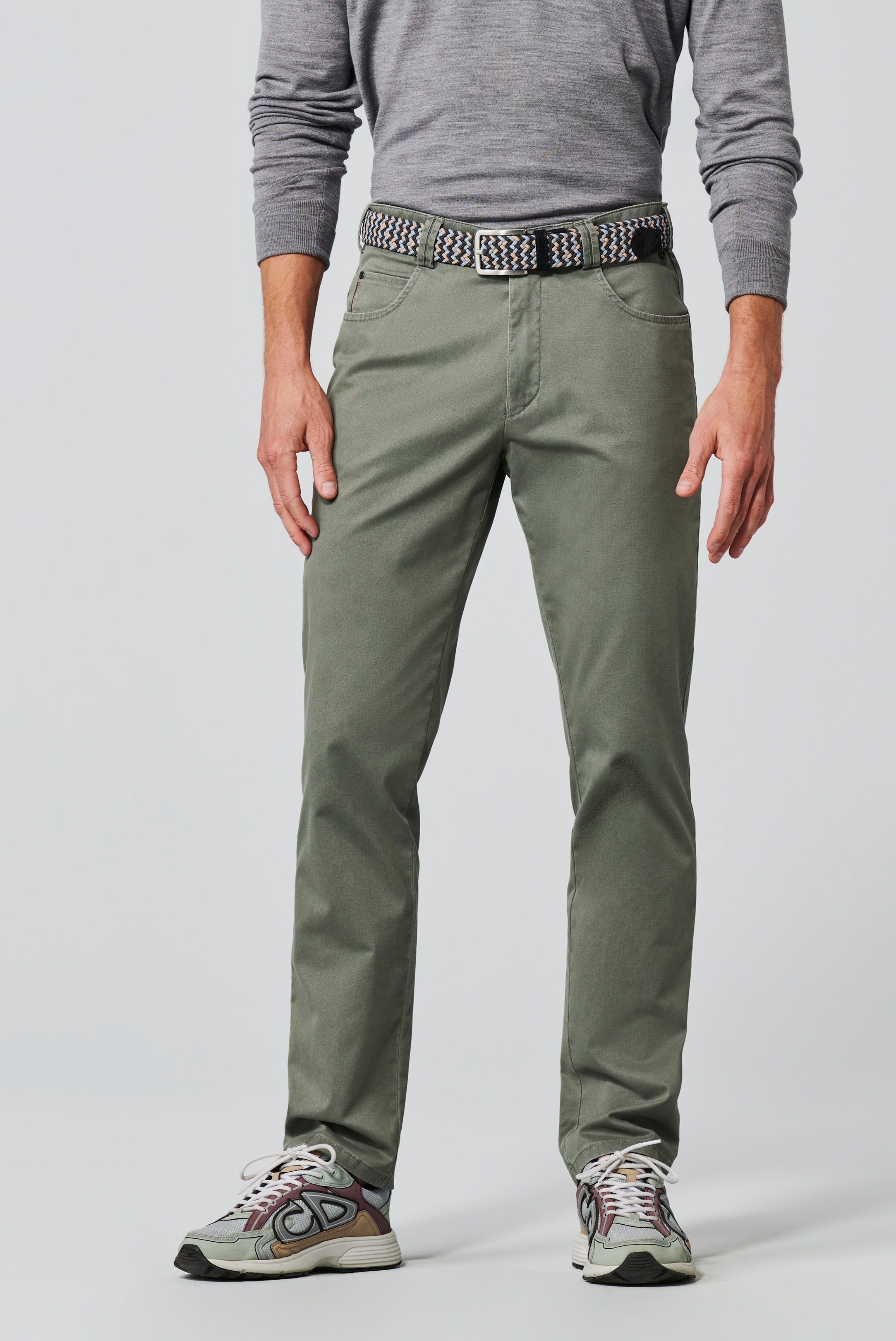 MEYER HOSEN DIEGO Five Pocket - Mossy Terrace Green - 1-5054-25