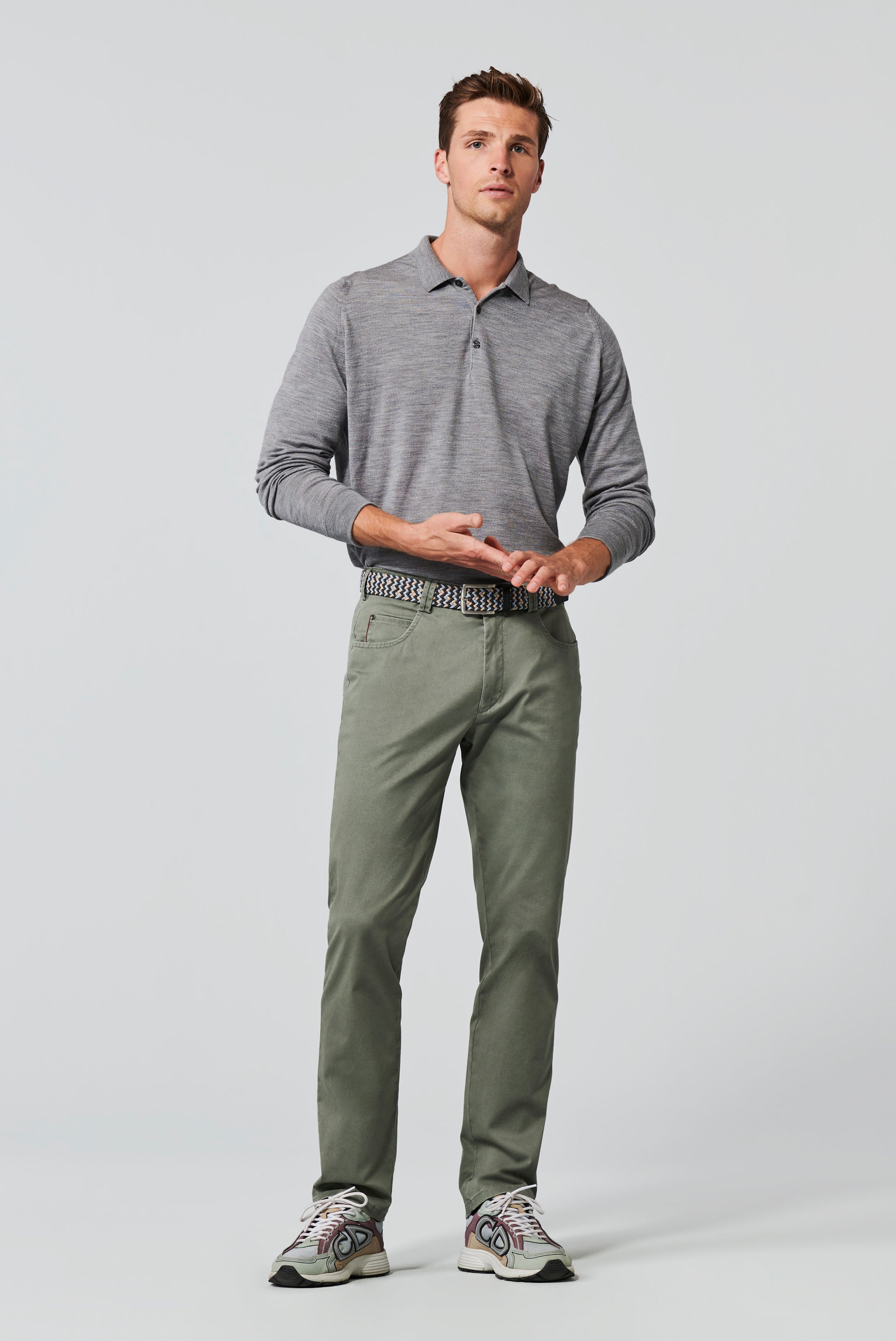 MEYER HOSEN DIEGO Five Pocket - Mossy Terrace Green - 1-5054-25 von MEYER HOSEN