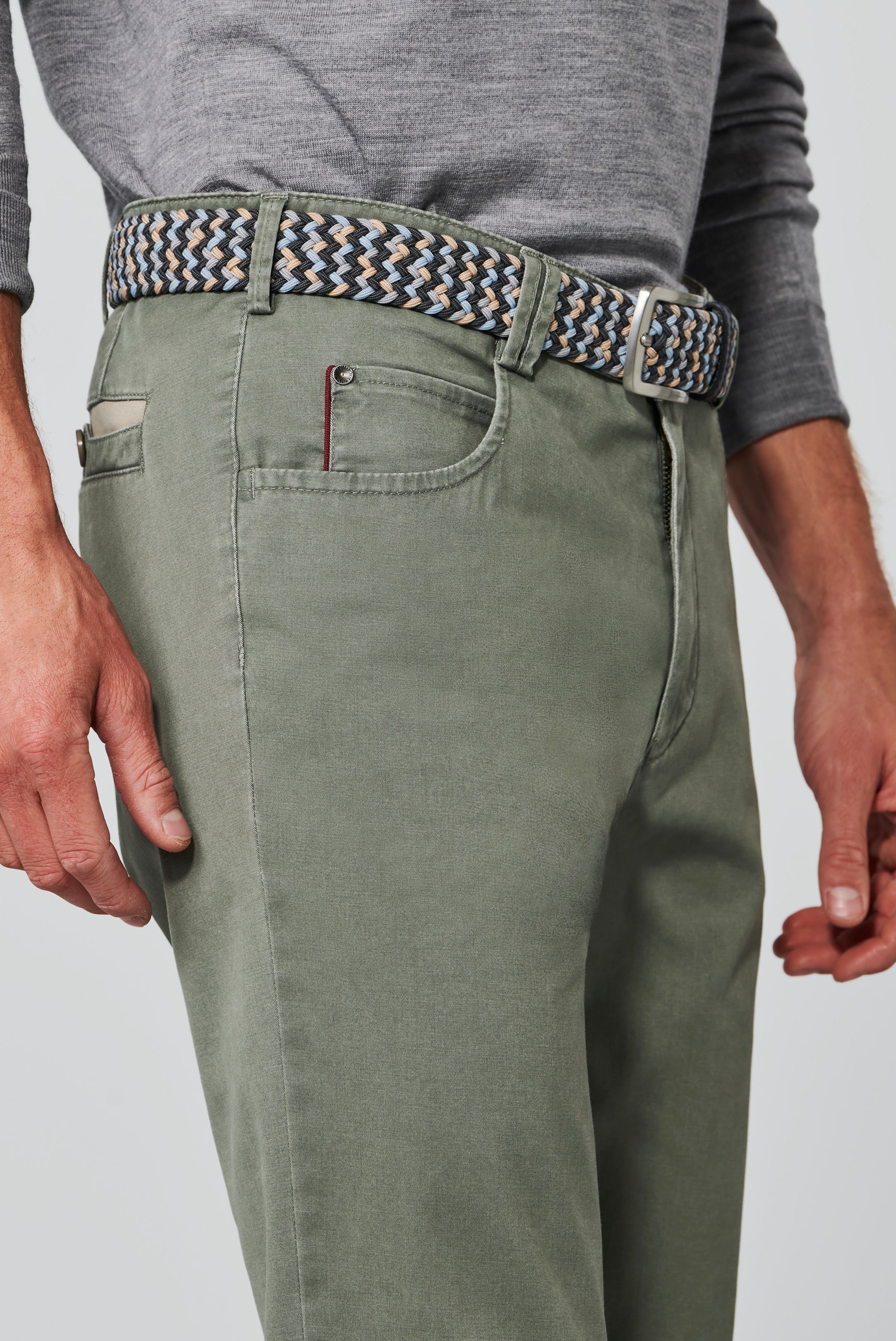 MEYER HOSEN DIEGO Five Pocket - Mossy Terrace Green - 1-5054-25 von MEYER HOSEN