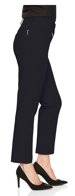 ATELIER GARDEUR Dina Elegante Hose - Deep Midnight Navy - DINA2-0-61512-69