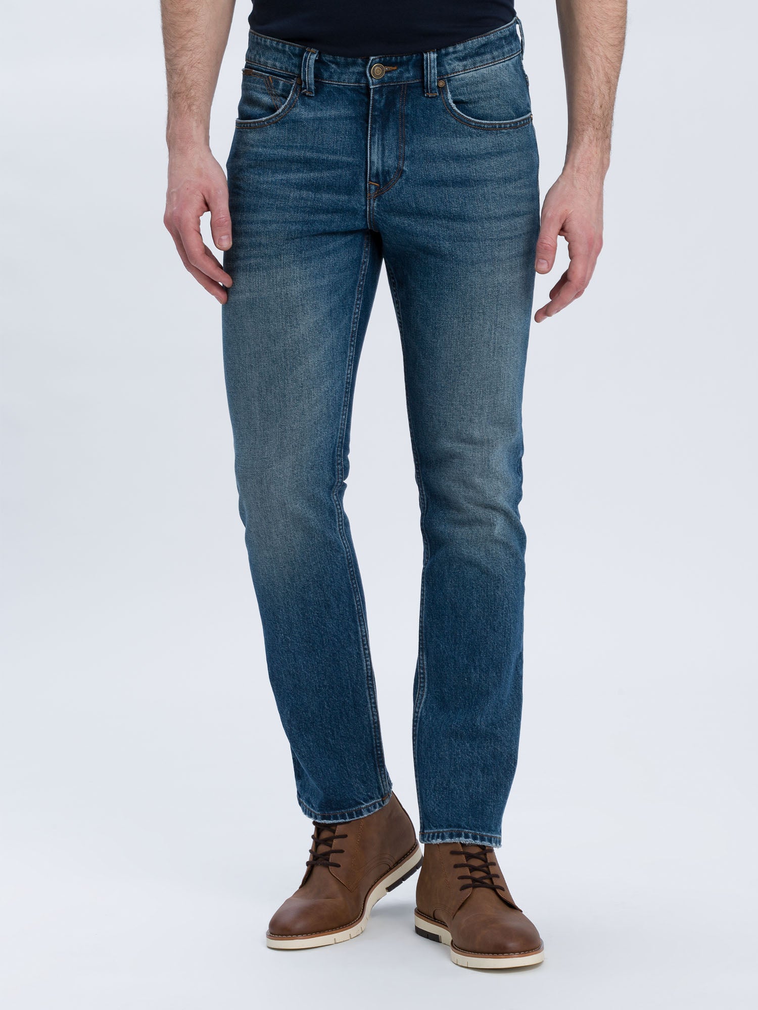 CROSS JEANS Dylan Five Pocket - Faded Baltic Shore - E195-115