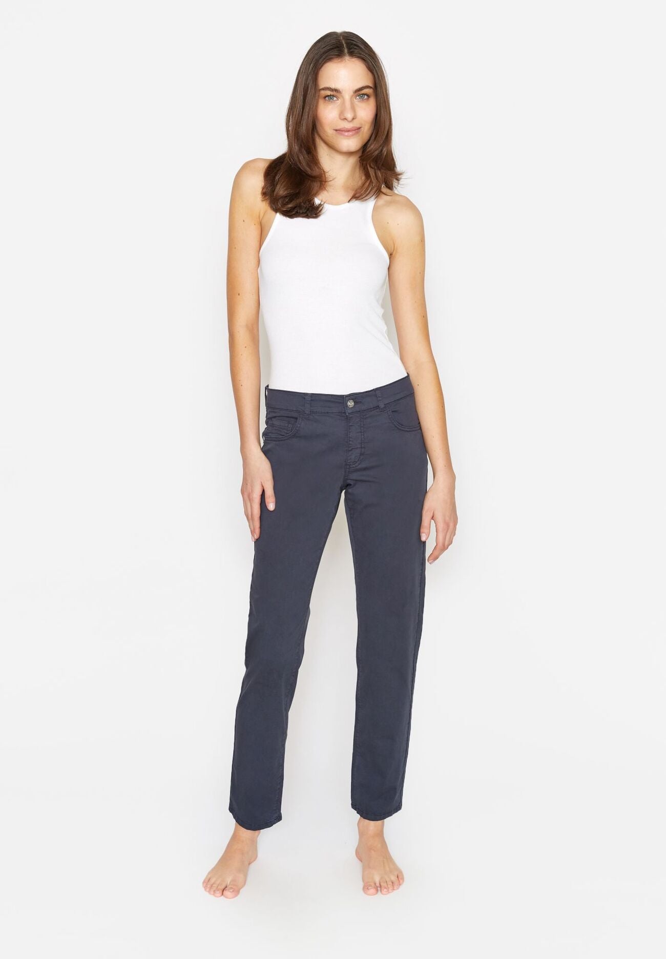 ANGELS JEANS Dolly Straight-Fit Jeans - Deep Slate Navy - 122 8000.210 von Angels Jeans