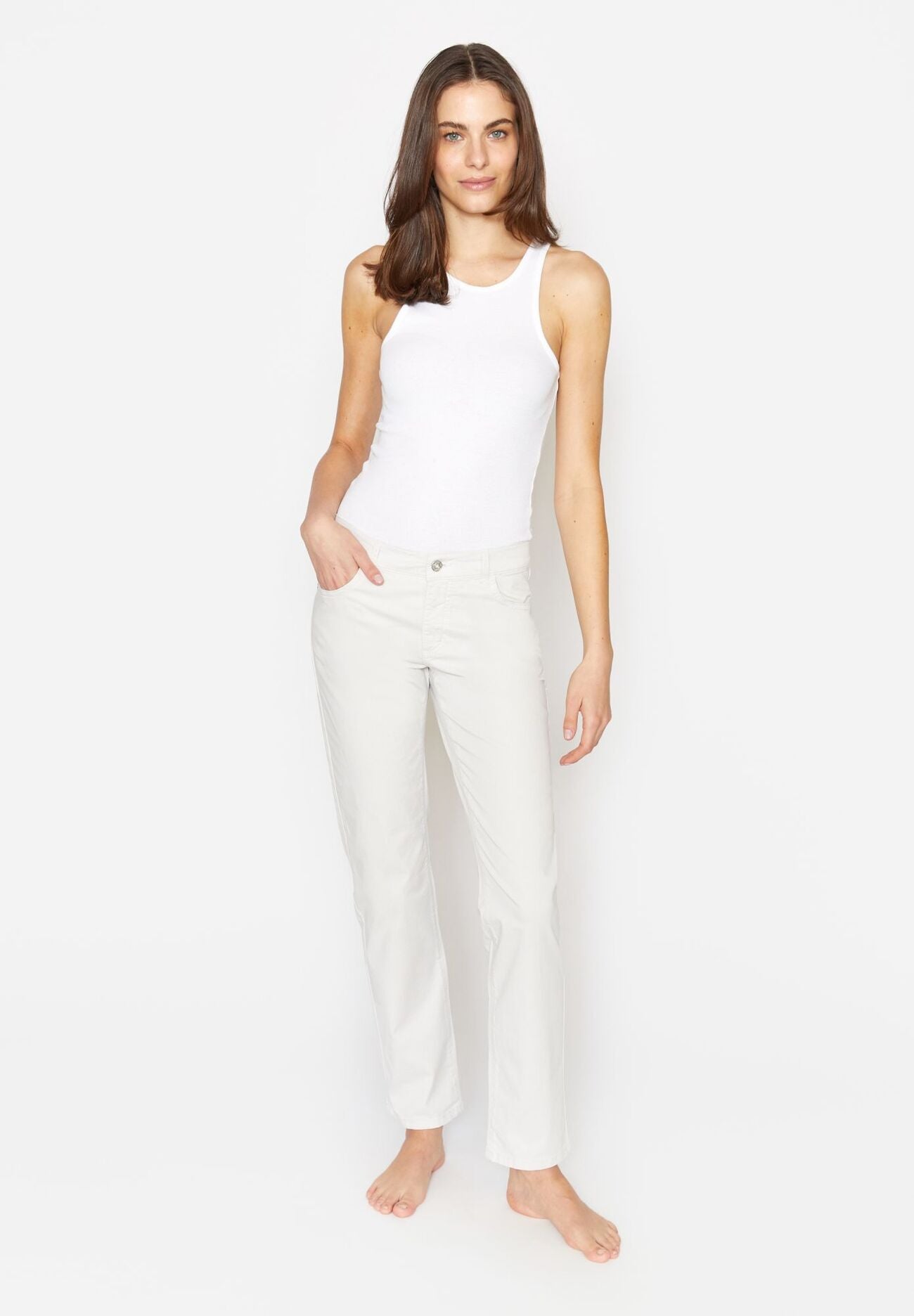 ANGELS JEANS Dolly Straight Jeans - Misty Sage - 122 8000.171 von Angels Jeans