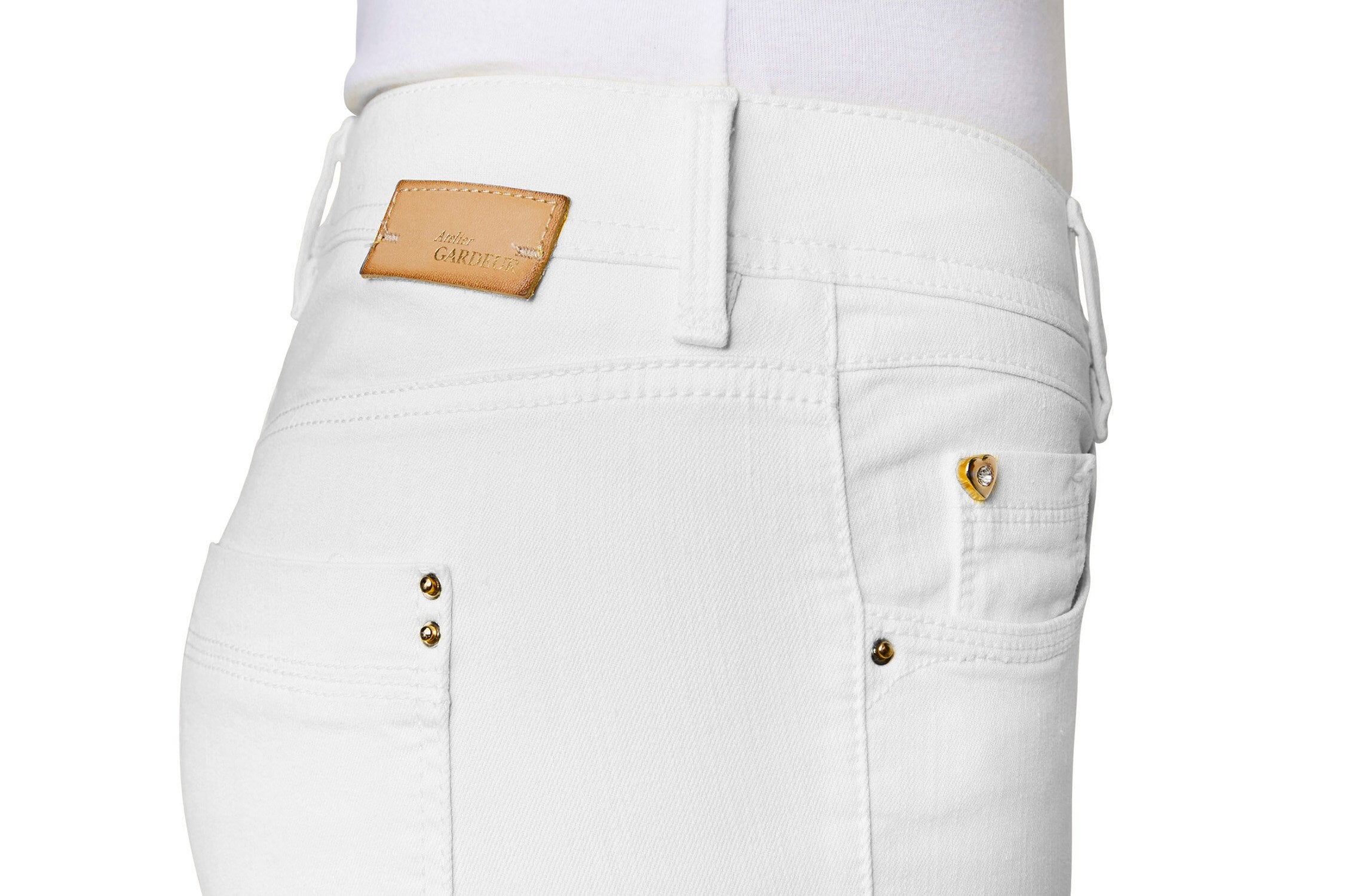 ATELIER GARDEUR Zuri Slim Fit Jeans - Pristine Ivory - ZURI108-0-80421-1 von Atelier Gardeur