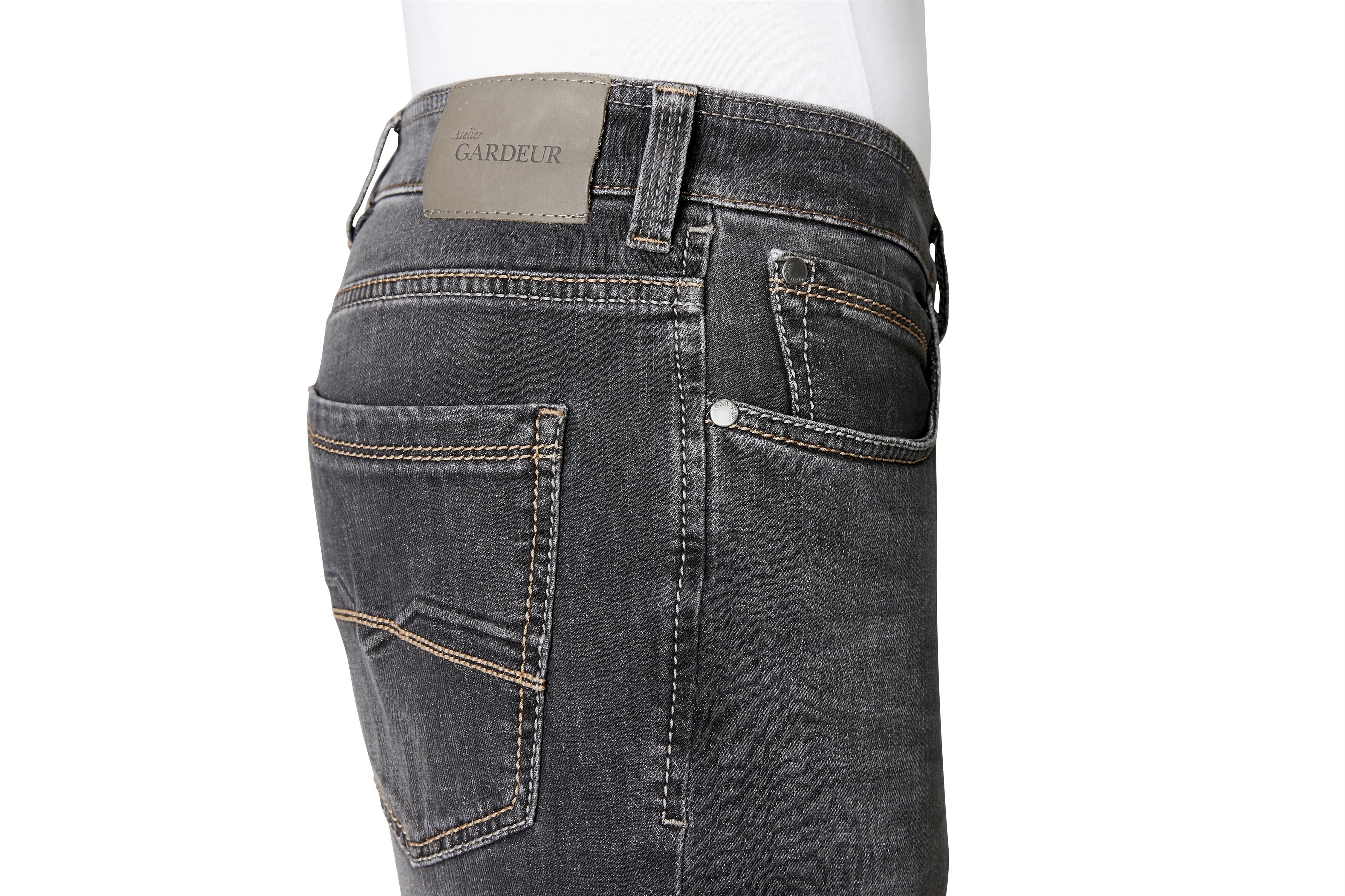 ATELIER GARDEUR Batu Jeans - Smoky Slate Grey - BATU-2-0-71001-198 von Atelier Gardeur