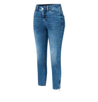 MAC DREAM CHIC Straight-Jeans - Sea Breeze Indigo - 5471-90-0355L-D691