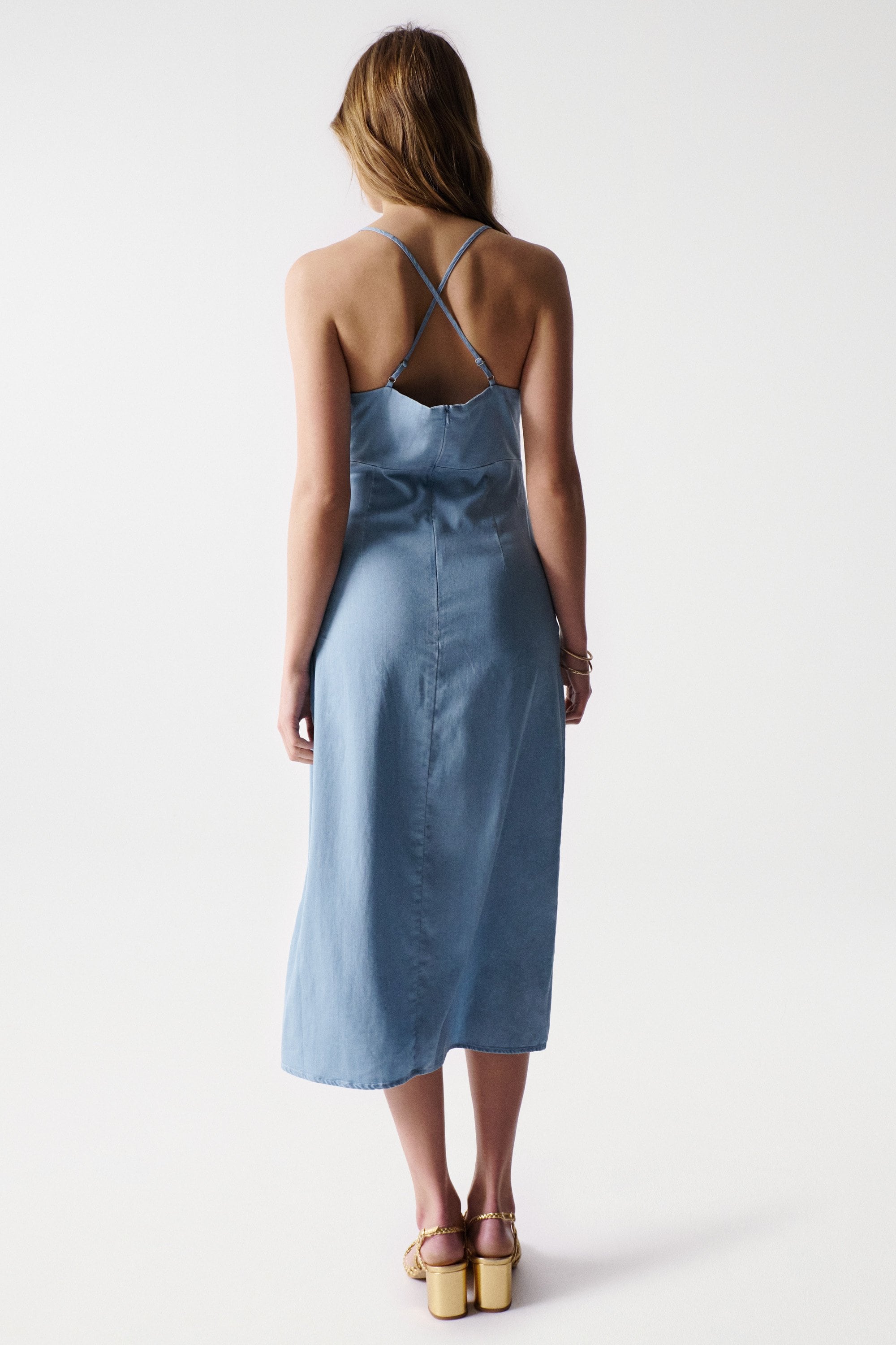 SALSA JEANS Jeanskleid light denim blue dress - Cloudy Shore Blue - 21005919.0852 von Salsa