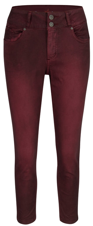 BUENA VISTA TUMMYLESS 7/8 rouge tibétain 2109 J5658 4141 S.2095 - Sergé extensible