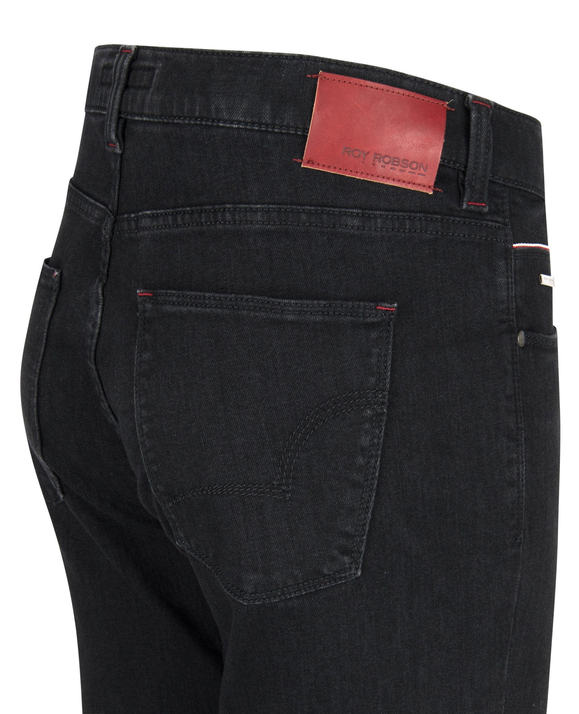 ROY ROBSON Steevy Five Pocket - Midnight Graphite Black - S-841-51 A001 von Roy Robson