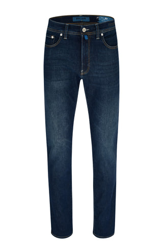PIERRE CARDIN Futureflex Lyon Jeans - Midnight Indigo Used - 3451 8880.33