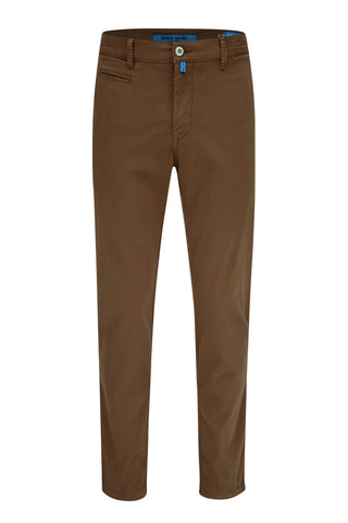 PIERRE CARDIN Lyon Chino - Coffee Caravan Brown - 33757 2000.70