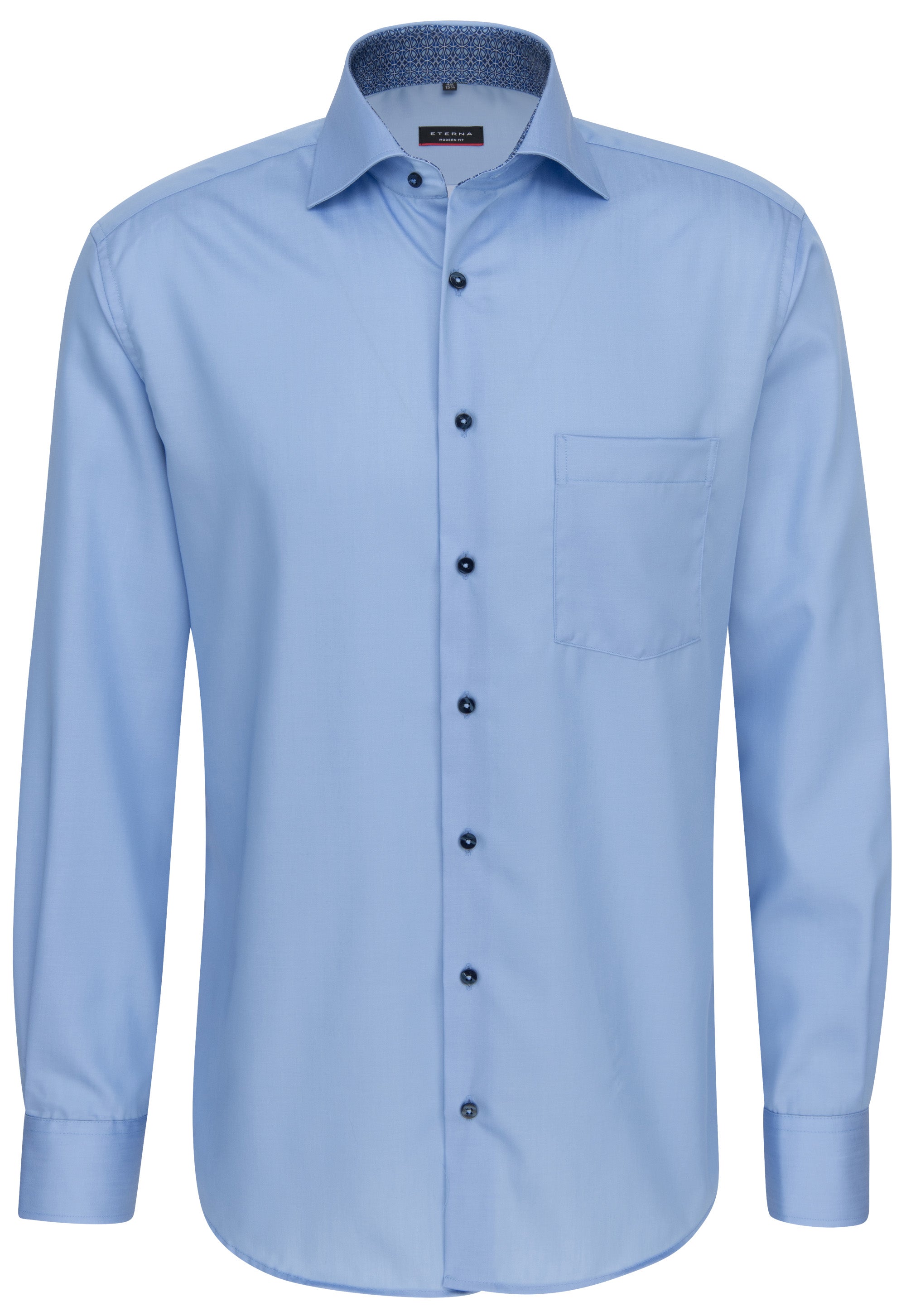 ETERNA MODERN FIT Langarm Hemd - Sky Horizon Blue - 3921-12-X15K
