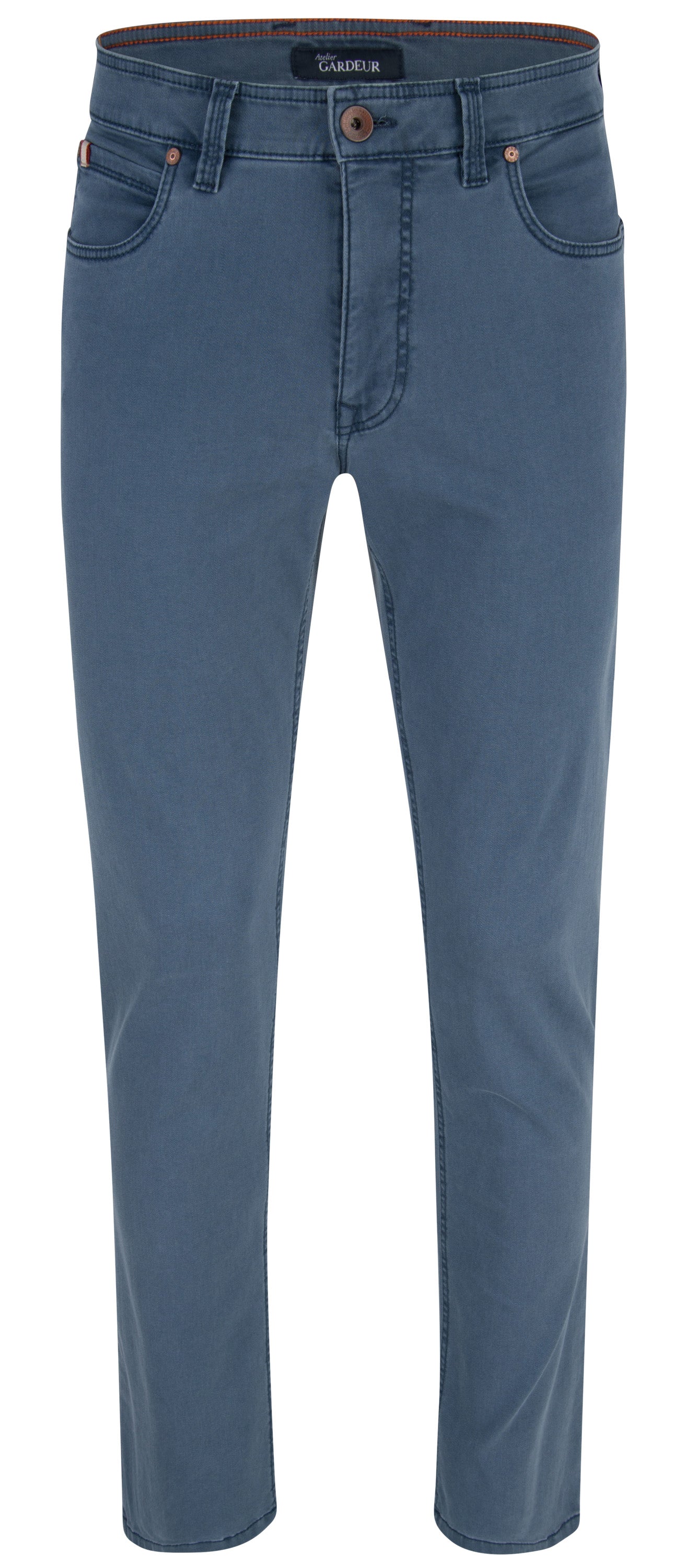 ATELIER GARDEUR Batu Modern-Fit Hose - Coastal Slate Blue - 2-0-411121-66