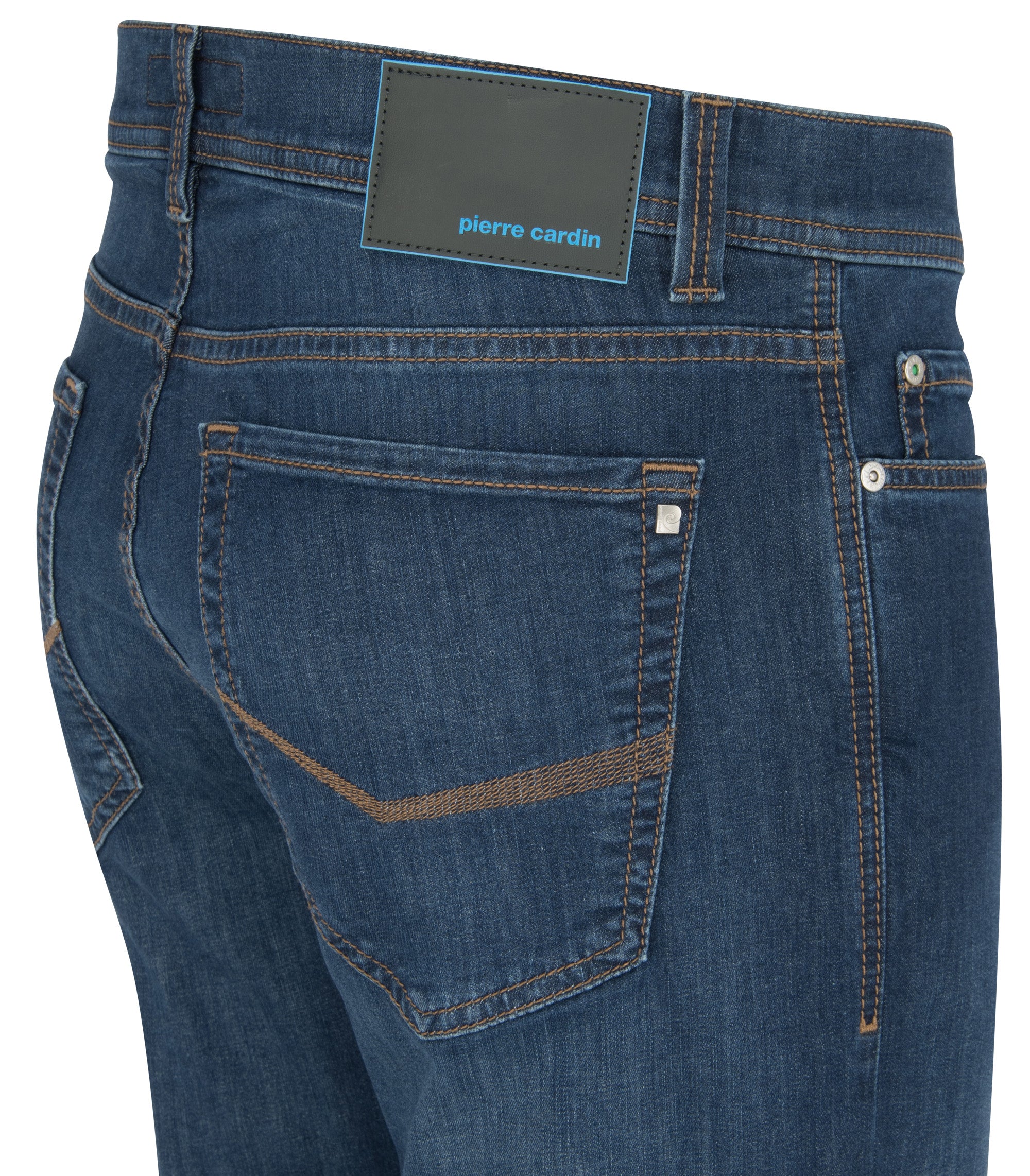 PIERRE CARDIN LYON TAPERED Jeans - Deep Indigo Buffies - 34510 8020.6824 von Pierre Cardin