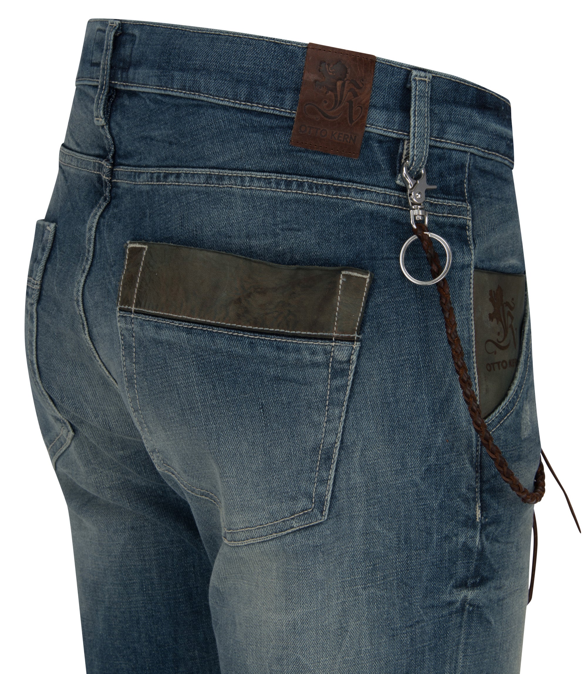 OTTO KERN STAN Five-Pocket Hose - Midnights Shore - 67373 6214.6827 von OTTO KERN