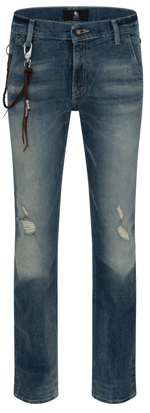 OTTO KERN STAN Five-Pocket Hose - Midnights Shore - 67373 6214.6827