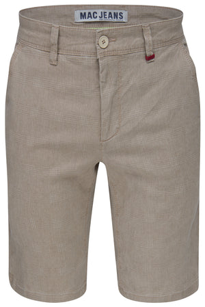 MAC Lenny Bermuda - Oat Check Beige - 6392-00-0654L 203K