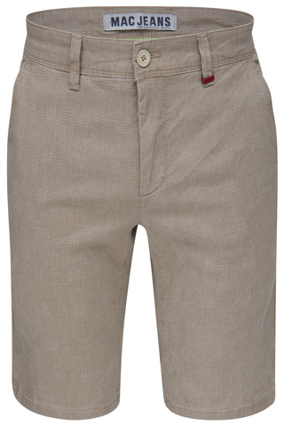 MAC Lenny Bermuda - Oat Check Beige - 6392-00-0654L 203K