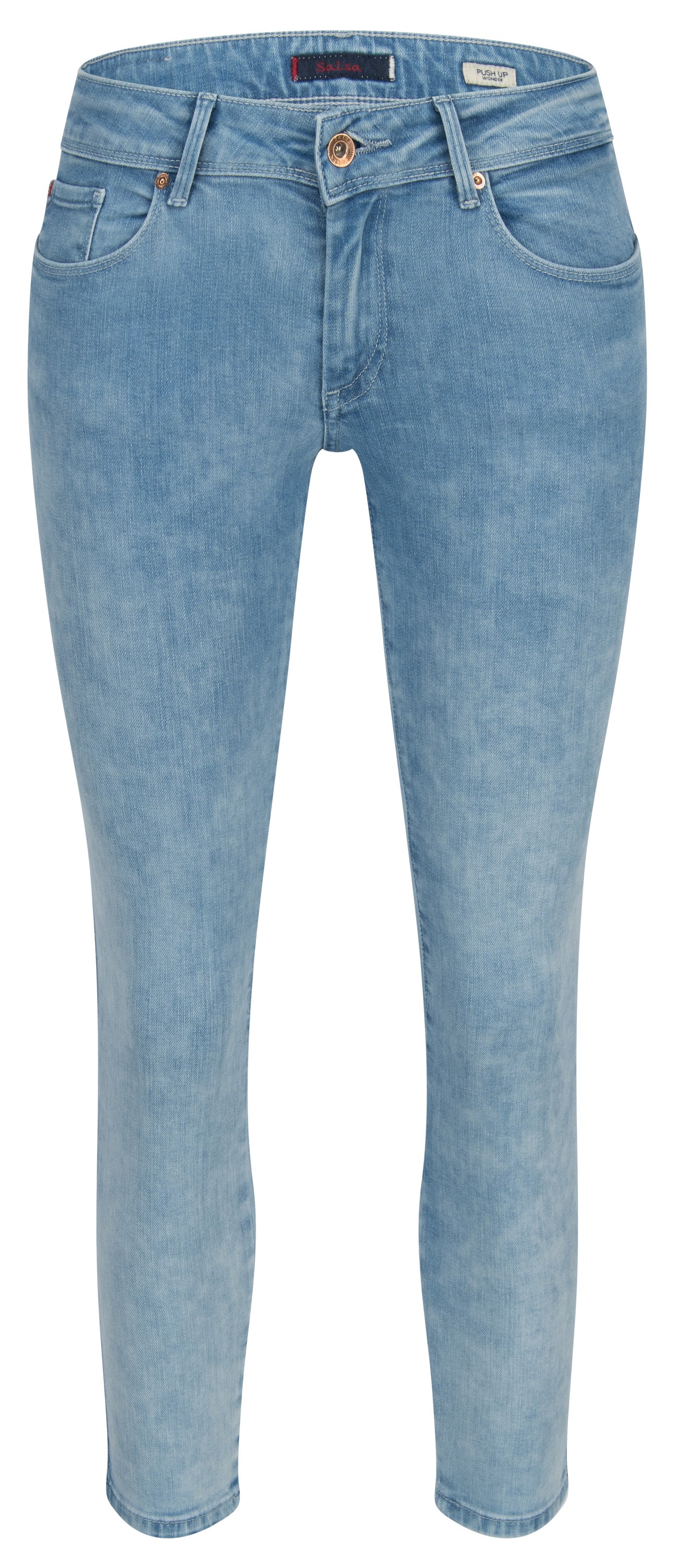 SALSA JEANS PUSH UP WONDER CROPPED bleu clair 124716.8501