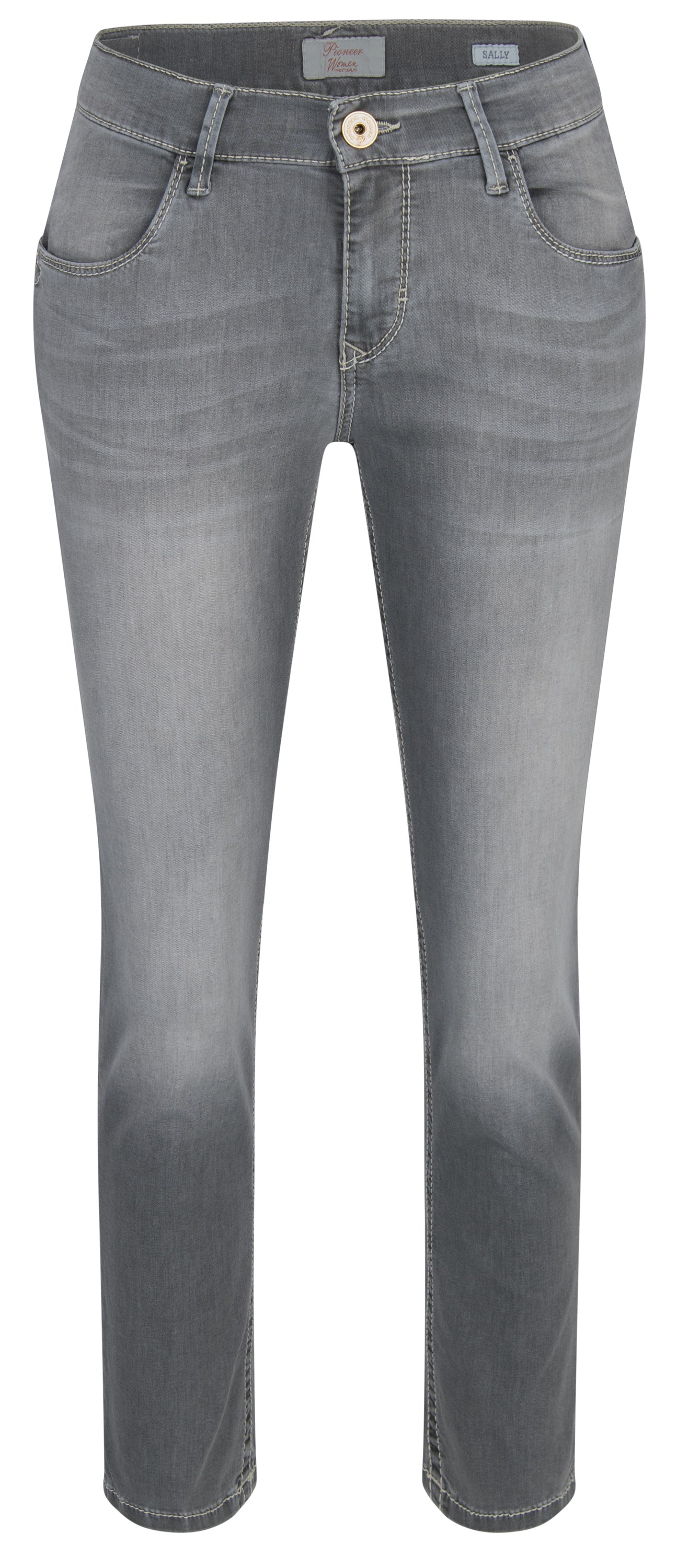 PIONEER SALLY Five Pocket Jeans - Salt Greyblue Used - 3290 4007.9844