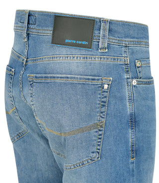 PIERRE CARDIN LYON TAPERED Jeans - Pale Seawave Wash - 34510 8021.6844