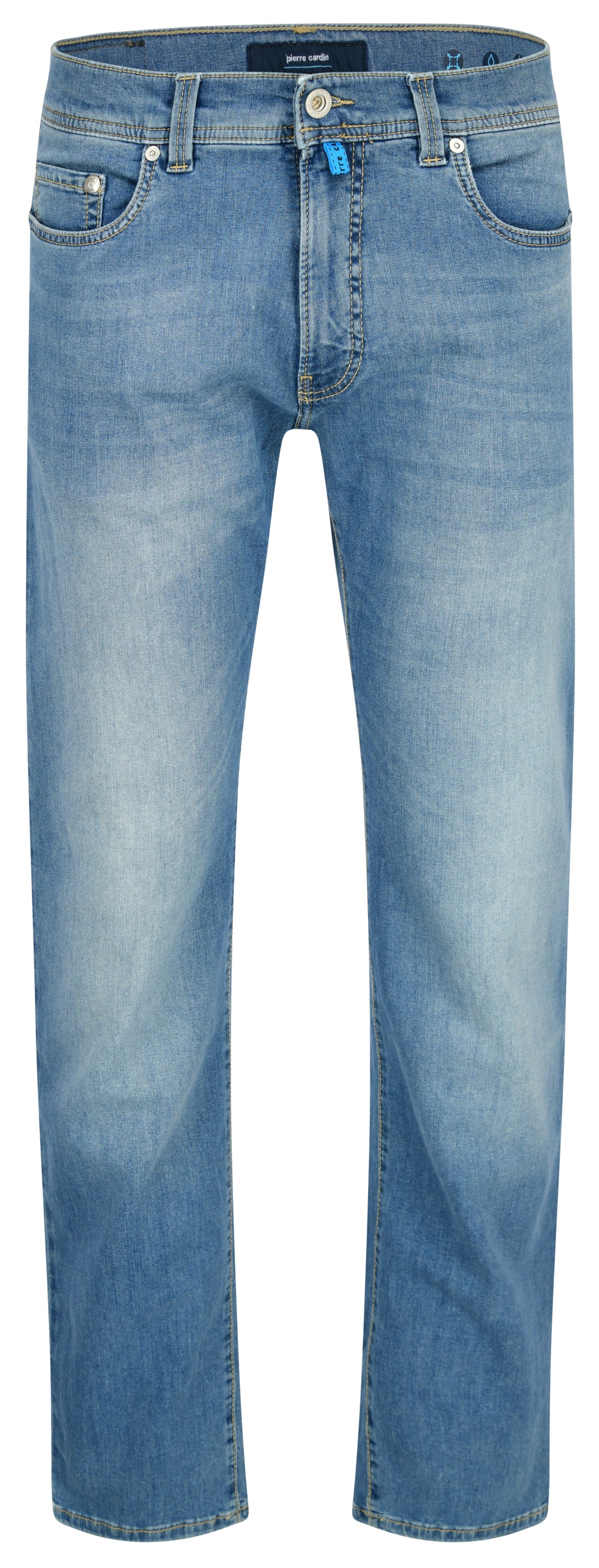 PIERRE CARDIN LYON TAPERED Jeans - Pale Seawave Wash - 34510 8021.6844