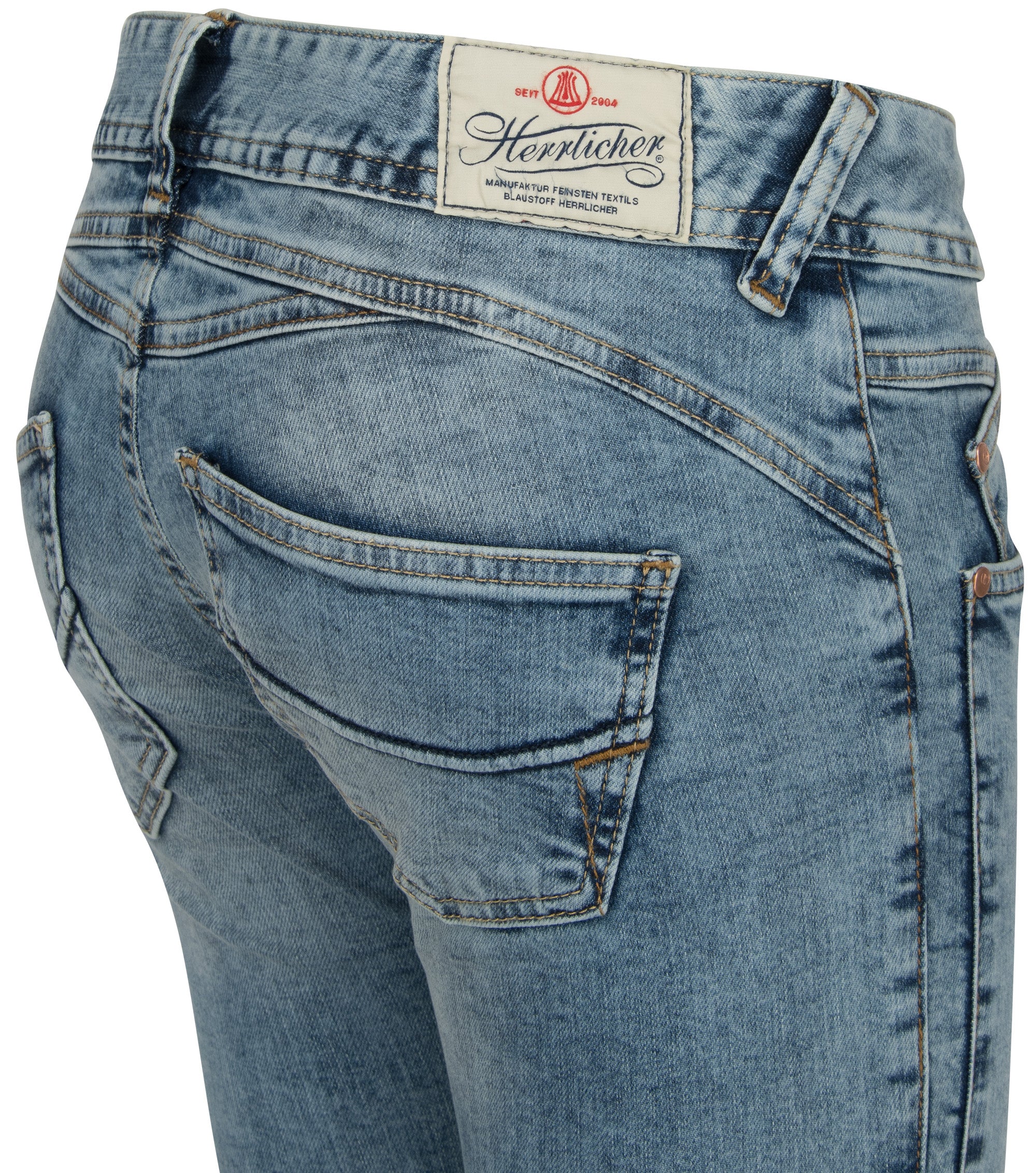 HERRLICHER GILA Slim Organic Denim - Misty Harbour Blue - 5606-OD100-078 von Herrlicher