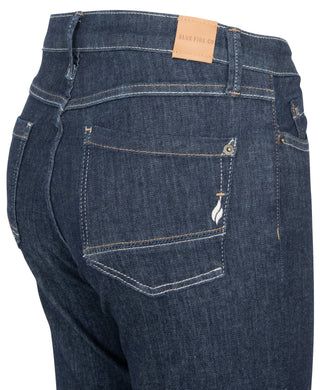 BLUE FIRE Julie Straight Jeans - Deep Midnight Indigo - 1147.256