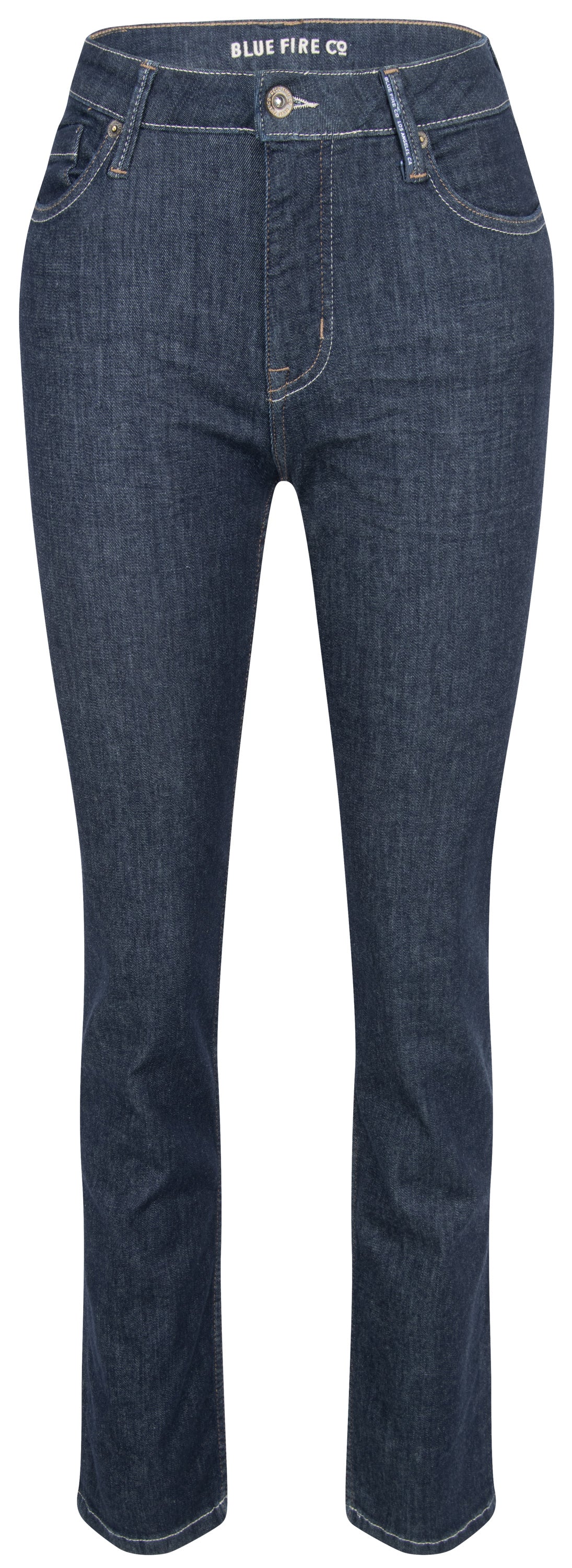BLUE FIRE Julie Straight Jeans - Deep Midnight Indigo - 1147.256