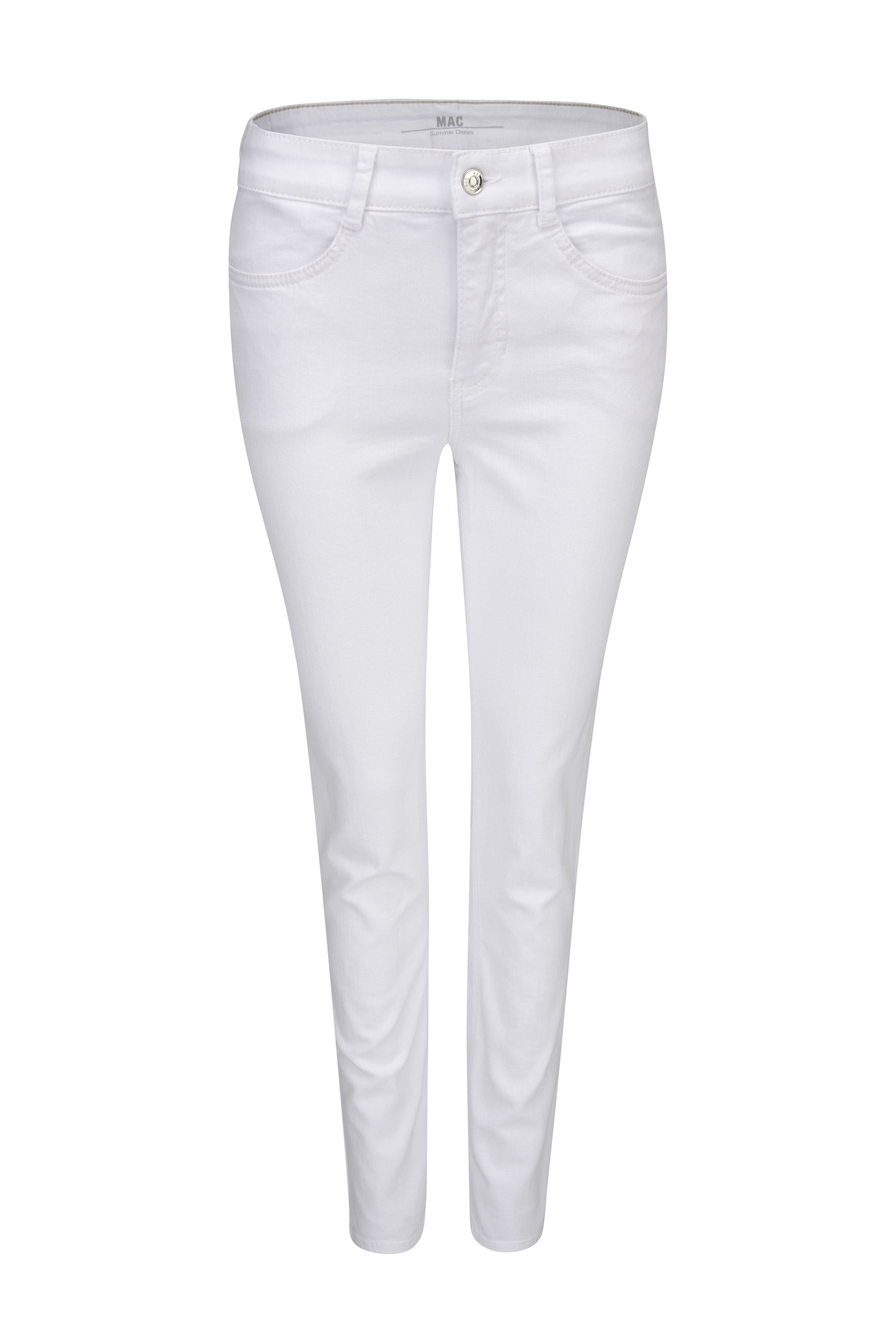 MAC angela 7/8 summer clean blanc 5209-90-0371-d010 - denim d'été