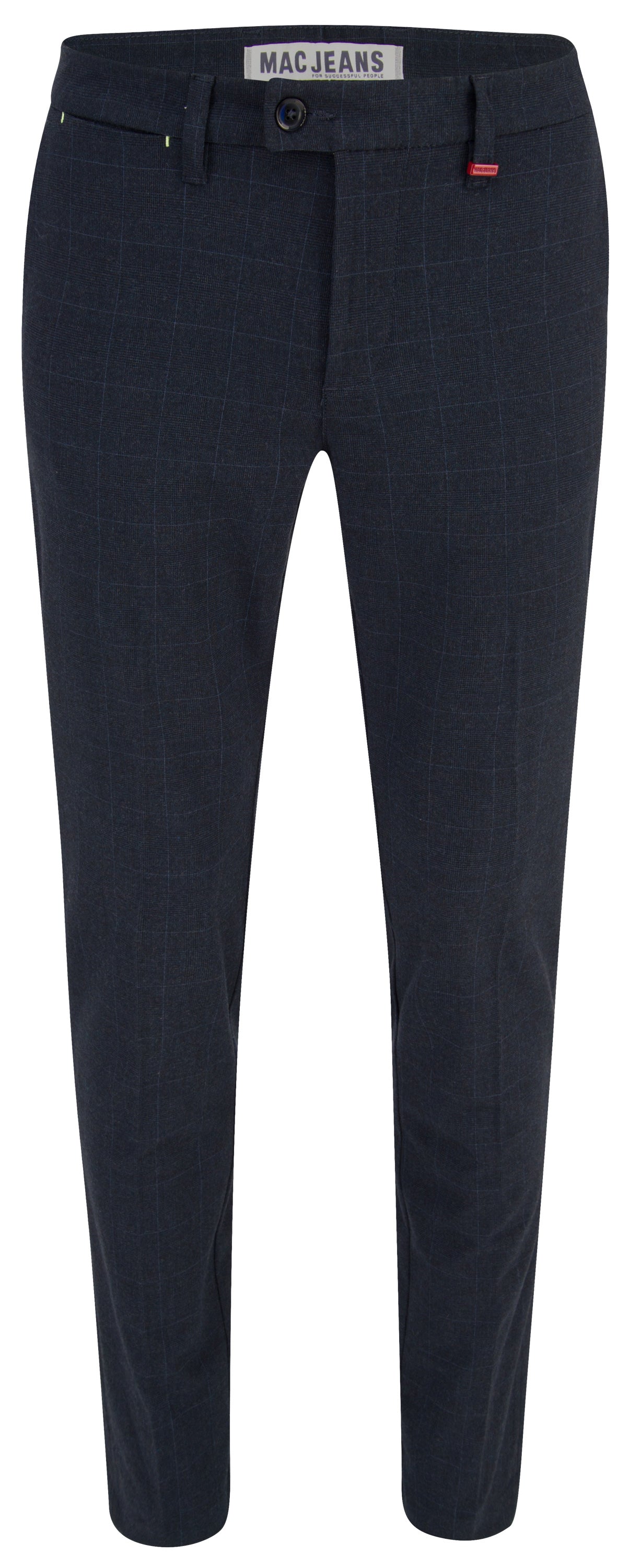 MAC LENNOX Chino - Midnight Grid Navy - 6344-00-0703L-196K