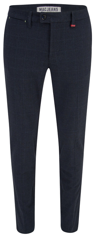 MAC LENNOX Chino - Midnight Grid Navy - 6344-00-0703L-196K