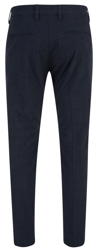 MAC LENNOX Chino - Midnight Grid Navy - 6344-00-0703L-196K