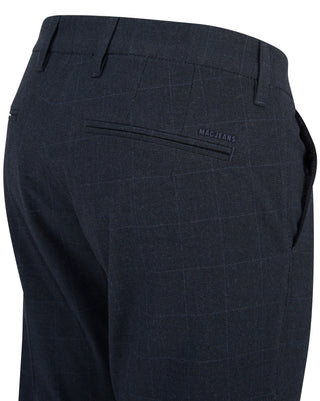 MAC LENNOX Chino - Midnight Grid Navy - 6344-00-0703L-196K