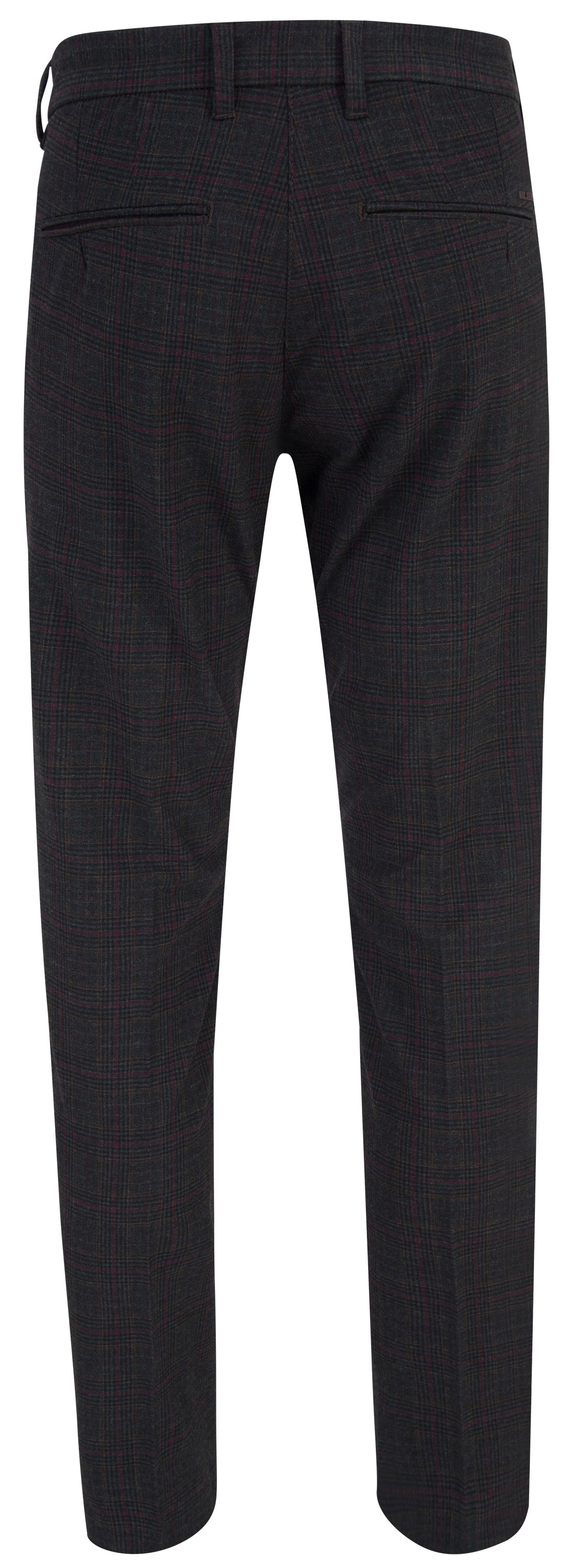MAC LENNOX Chino - Dark Merlot Plaid - 6344-00-0703L-278K