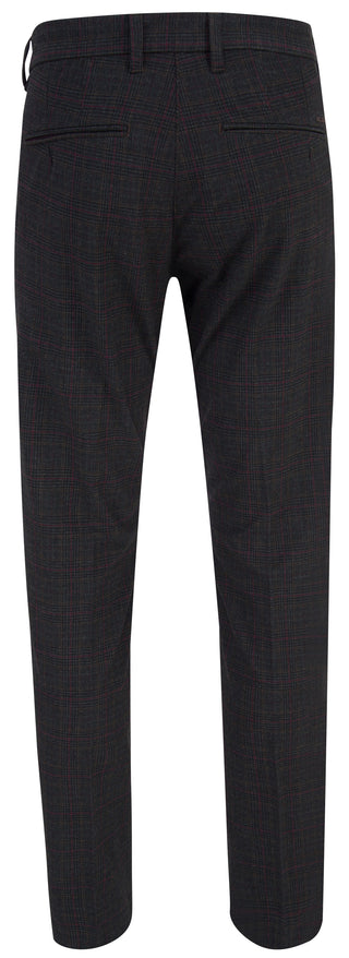 MAC LENNOX Chino - Dark Merlot Plaid - 6344-00-0703L-278K