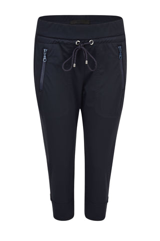 MAC EASY active cropped - Midnight Indigo - 3014-00-0168-198