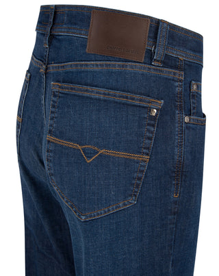 PIERRE CARDIN Dijon 5-Pocket Jeans - Midnight Sea Indigo Used - 3231 7200.01
