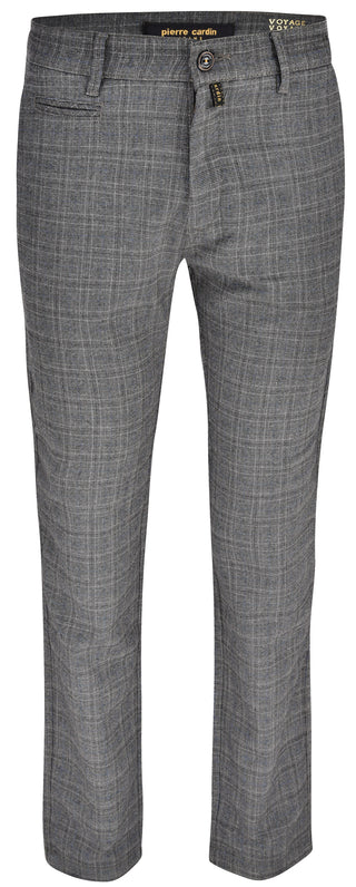 PIERRE CARDIN Lyon Chino - Stormy Houndstooth Grey - 33747 4803.85