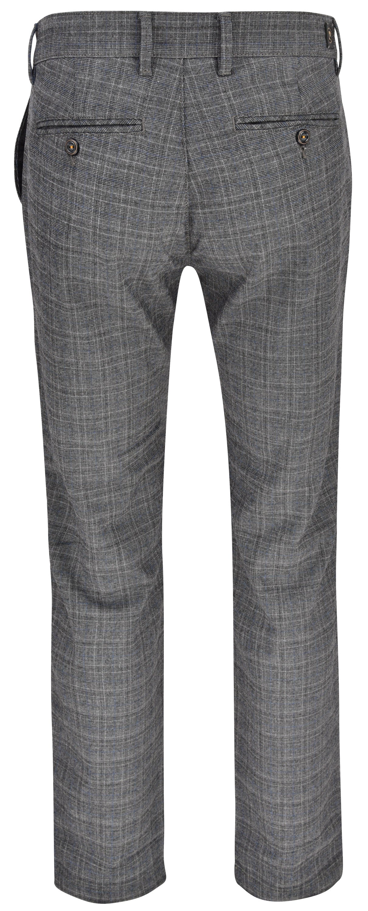 PIERRE CARDIN Lyon Chino - Stormy Houndstooth Grey - 33747 4803.85