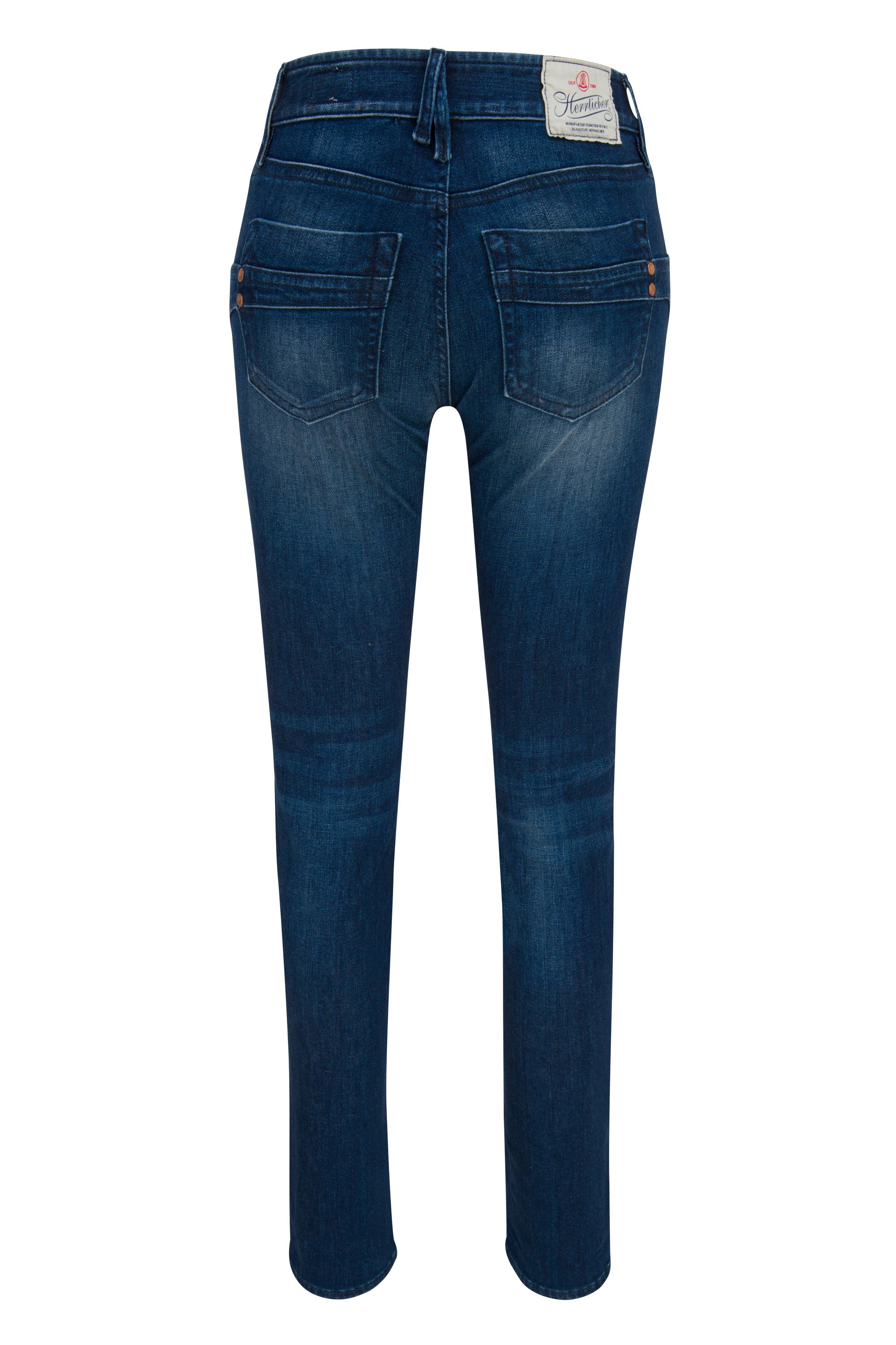 HERRLICHER TOUCH Slim Organic Denim - Deep Indigo Haze - 5705-OD100-867