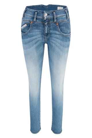 GORGEOUS PEARL Slim Denim Bio Bleu Délavé 5692-OD100-666