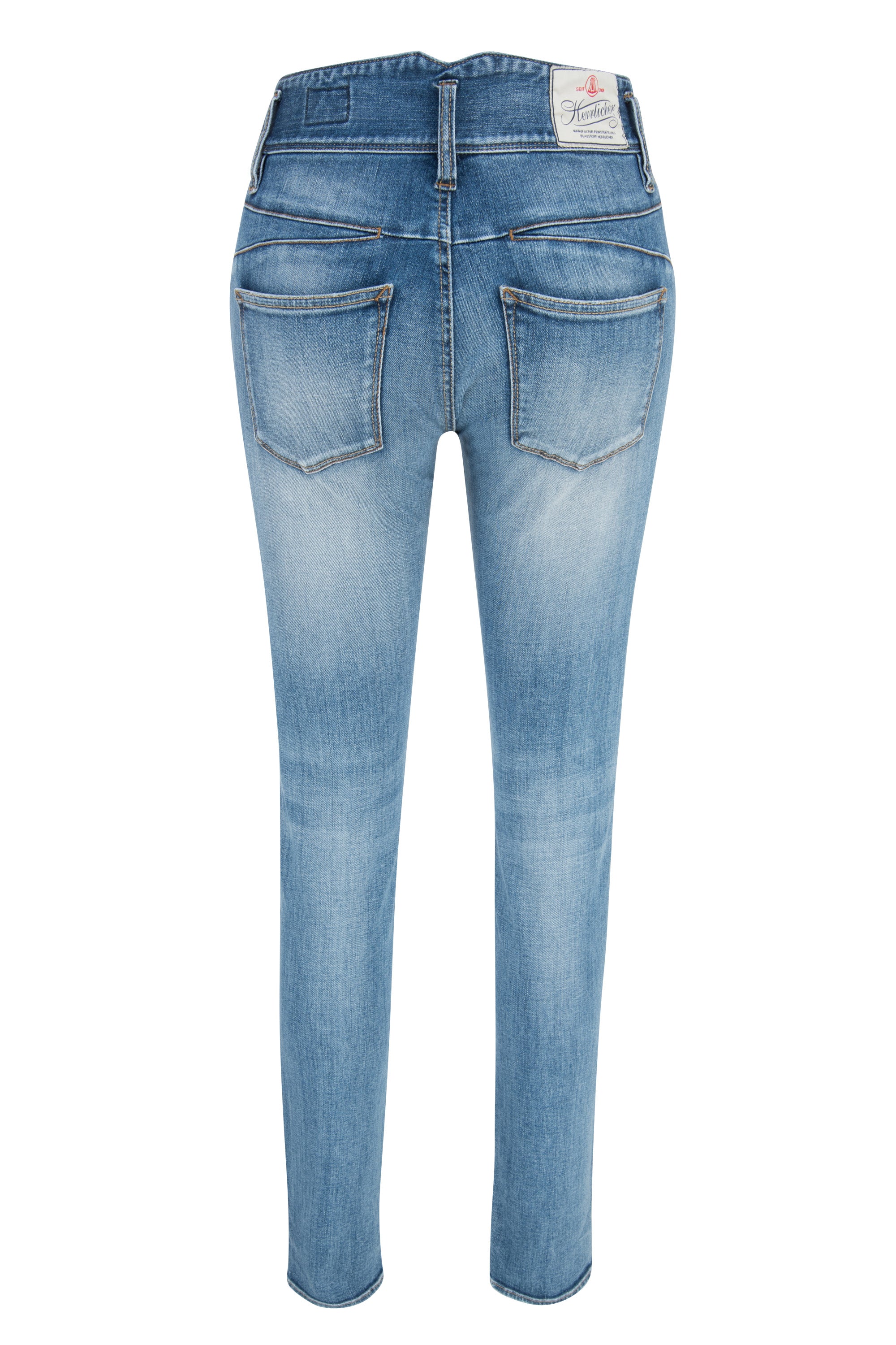 HERRLICHER PEARL Slim Organic Denim - Sea Mist Blue - 5692-OD100-666