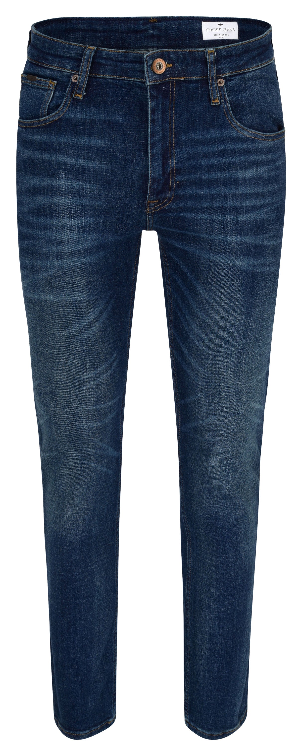CROSS JEANS DAMIEN Jeans - Indigo Roadstone - E198-018