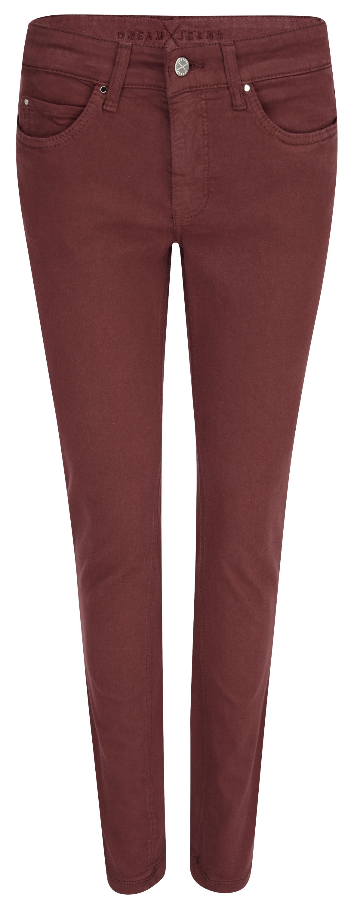 MAC Dream Skinny Jeans - Rusty Bordeaux Red - 5402-00-0355-495R