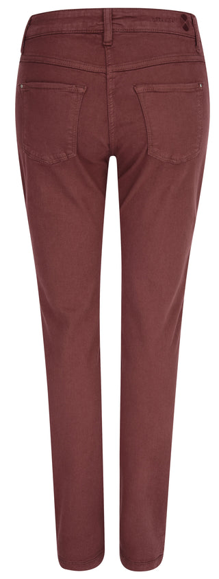 MAC Dream Skinny Jeans - Rusty Bordeaux Red - 5402-00-0355-495R