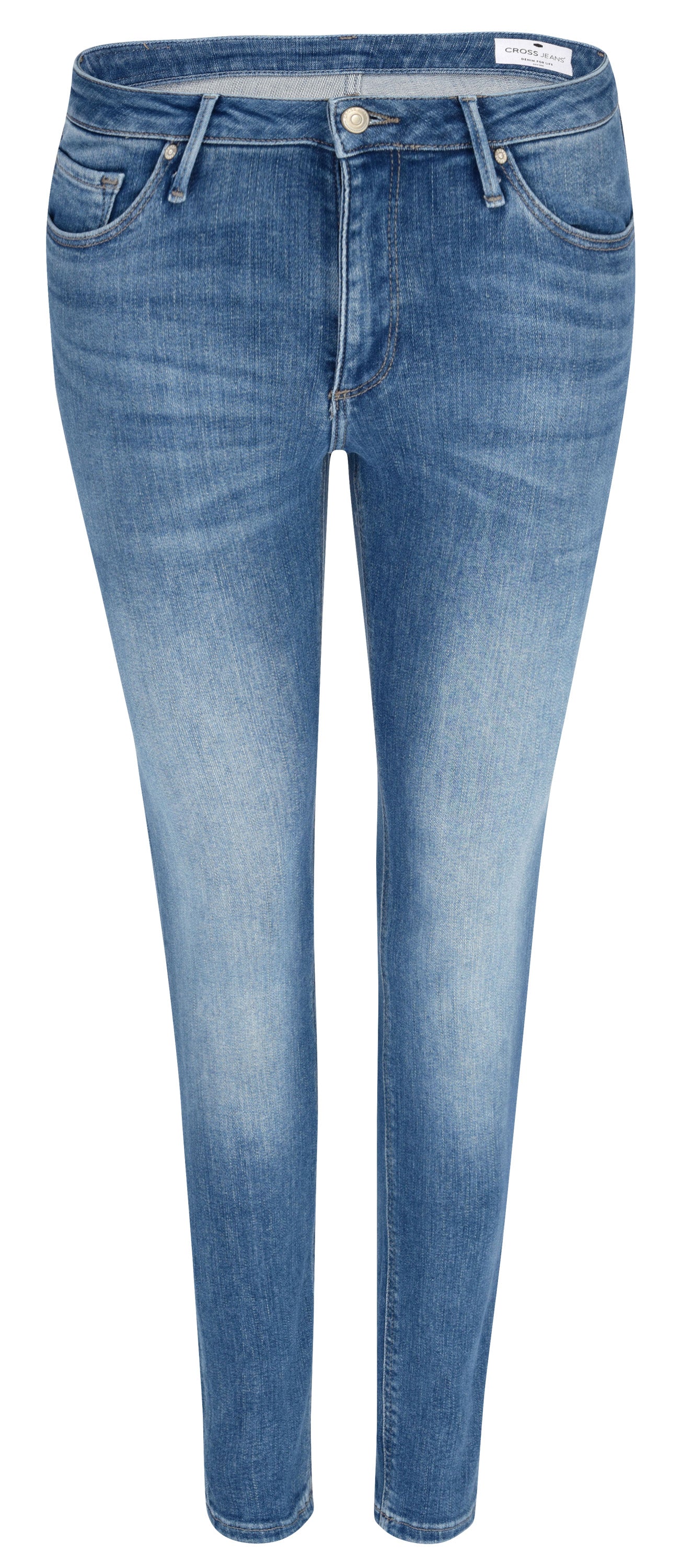 CROSS JEANS Alan Five Pocket - Faded Sky Blue - N497-143